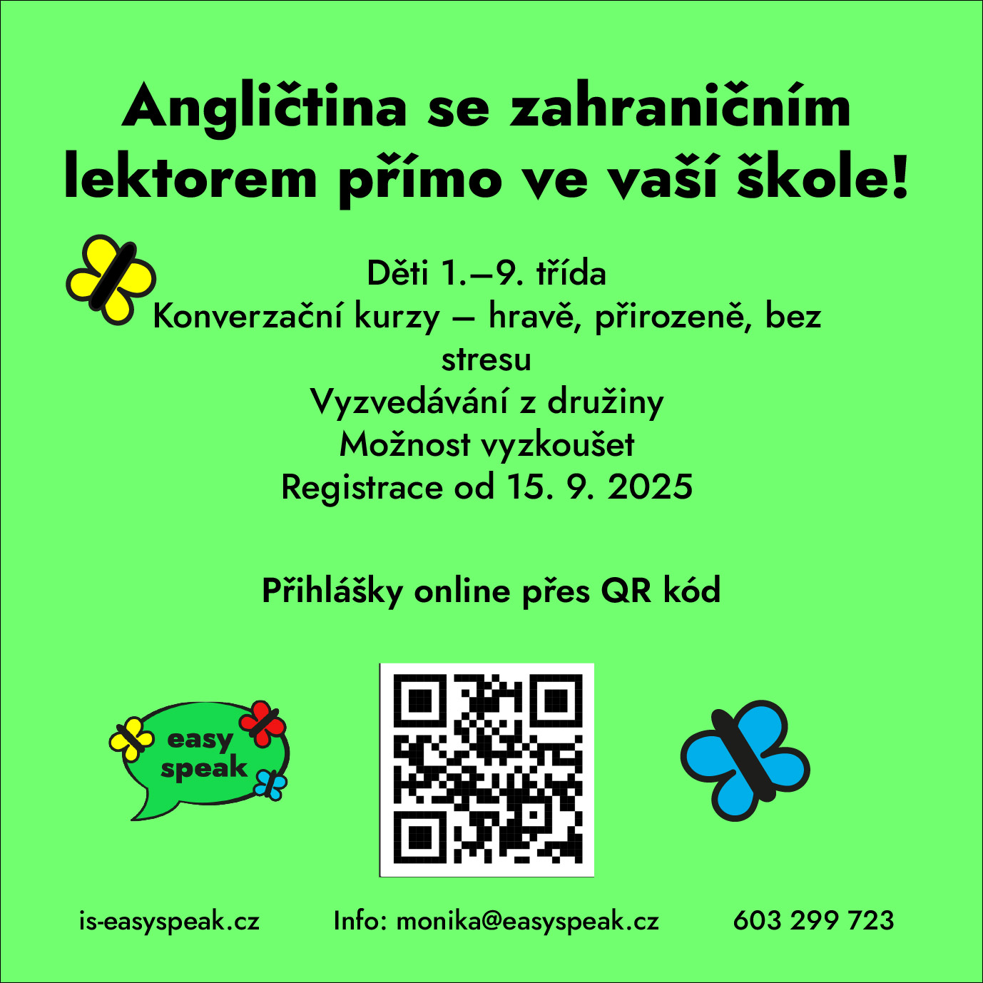 přihláška kroužek