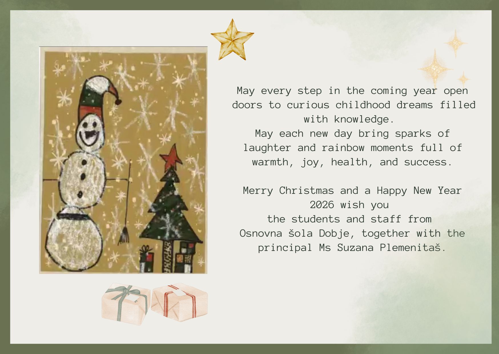 přání k Vánocům