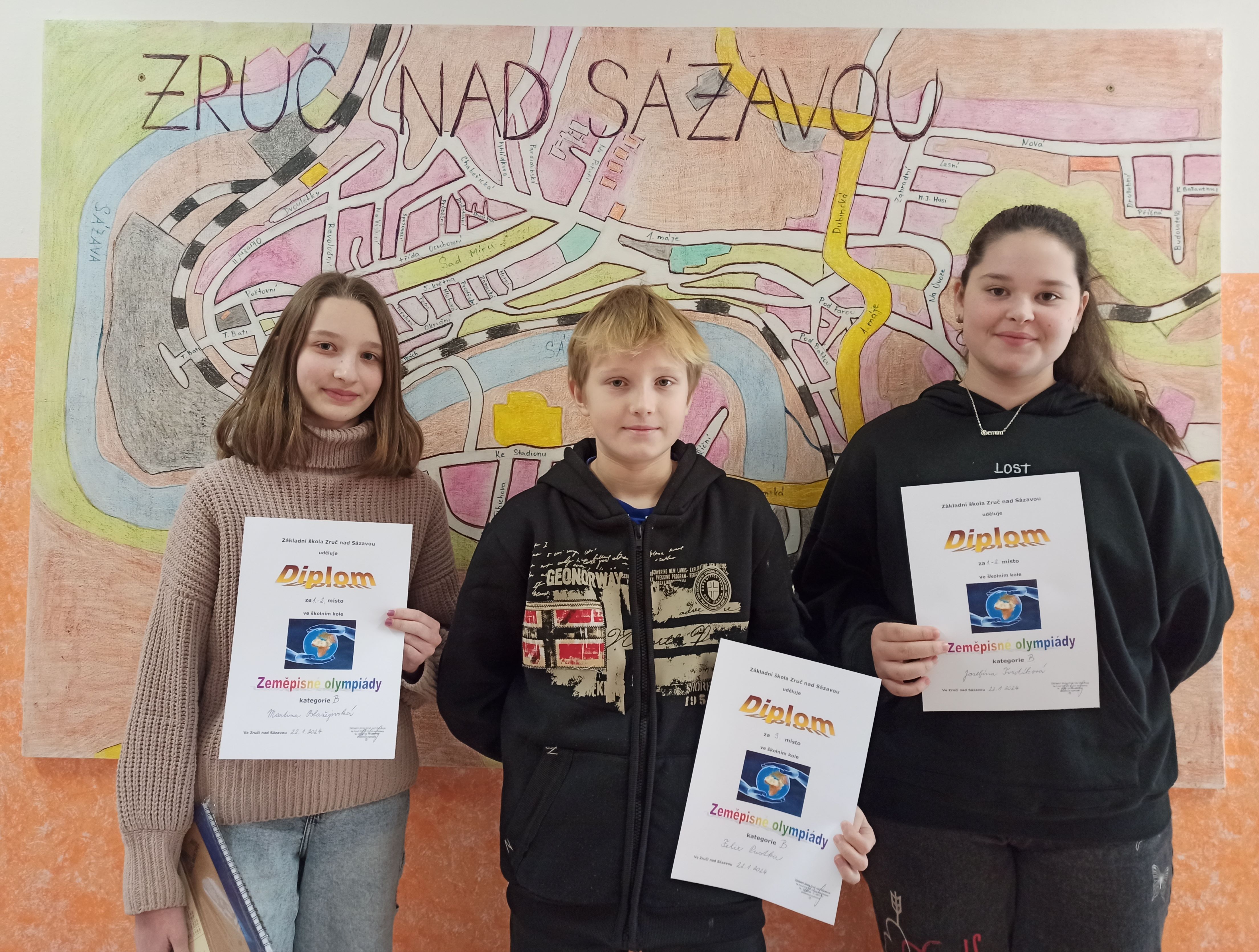 Zeměpisná olympiáda - Aktuality - Škola - Základní škola Zruč nad Sázavou
