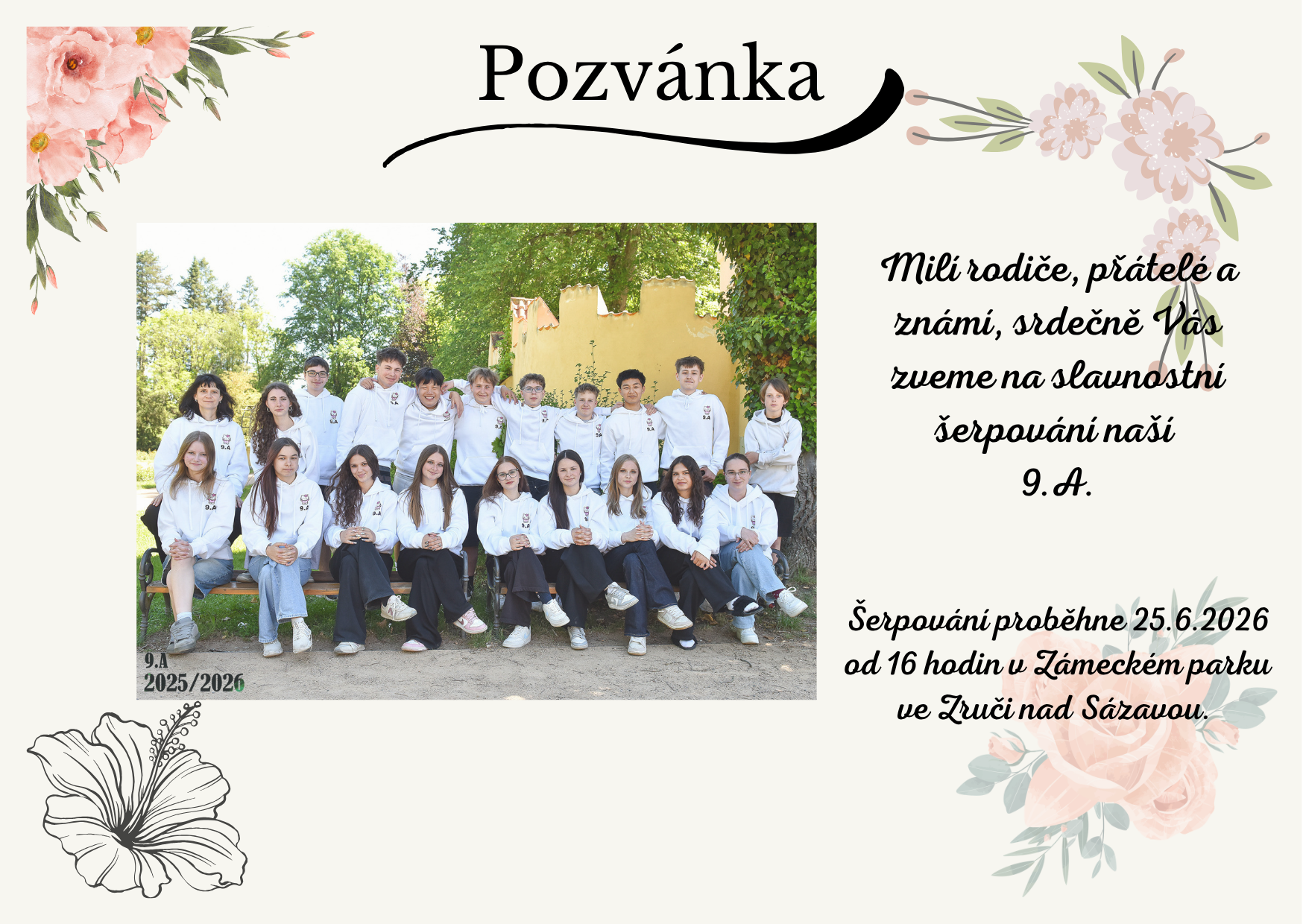 pozvánka 9A